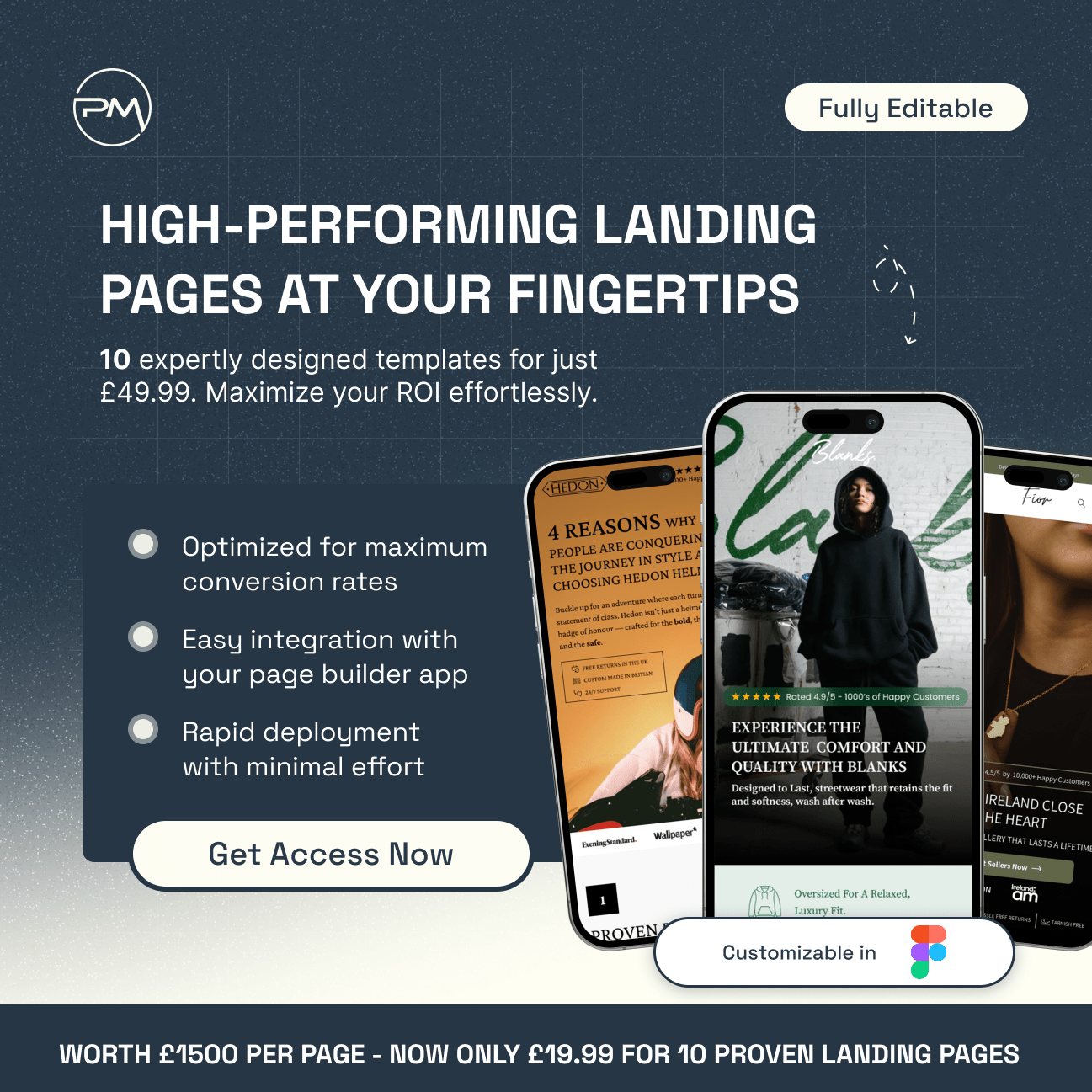 Landers Volume 1 - 10 High-Converting Landing Page Templates