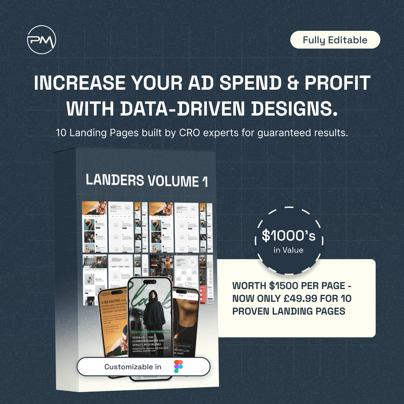 Landers Volume 1 - 10 High-Converting Landing Page Templates