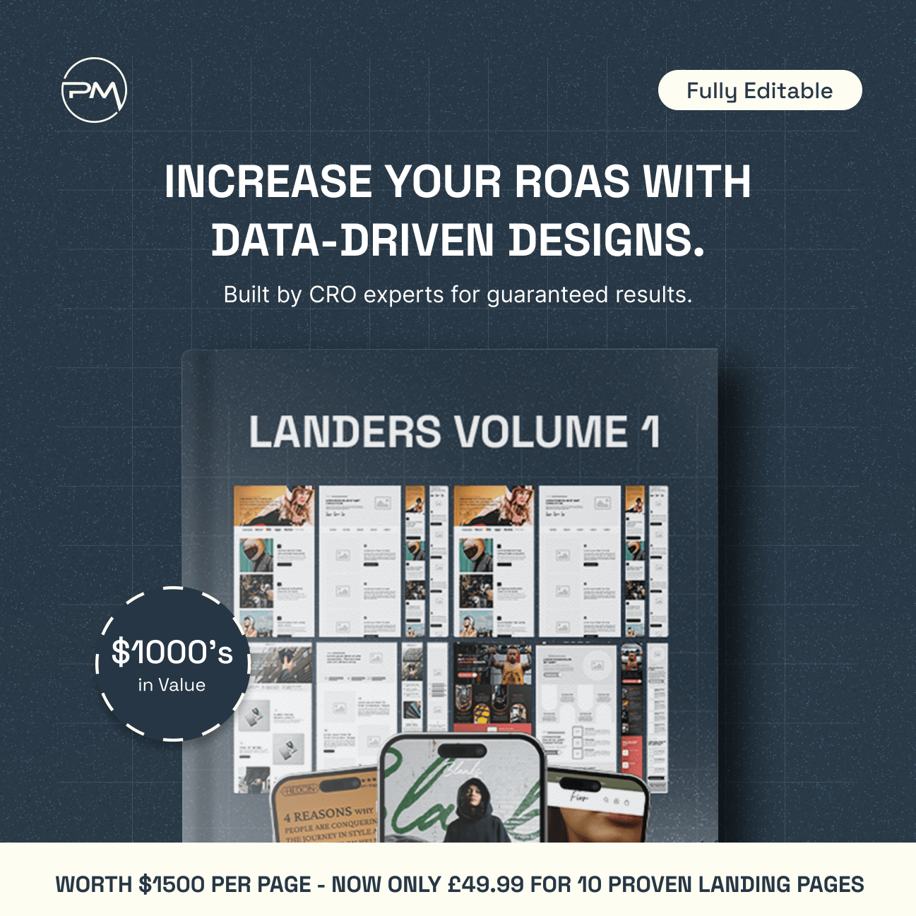 Landers Volume 1 - 10 High-Converting Landing Page Templates