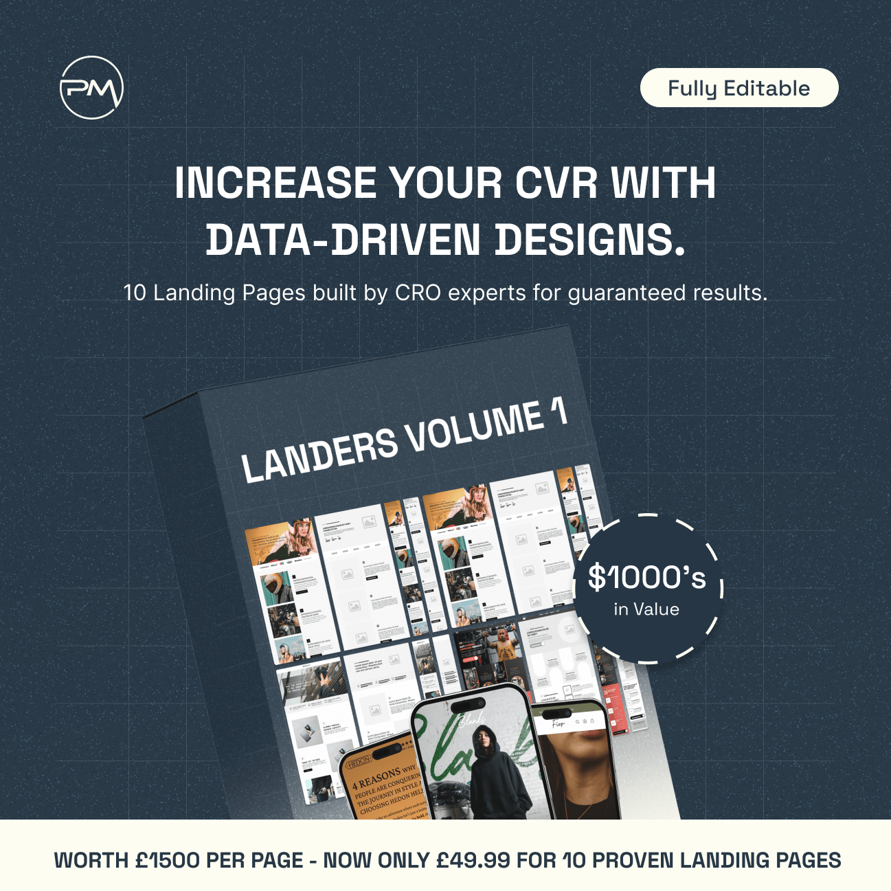 Landers Volume 1 - 10 High-Converting Landing Page Templates