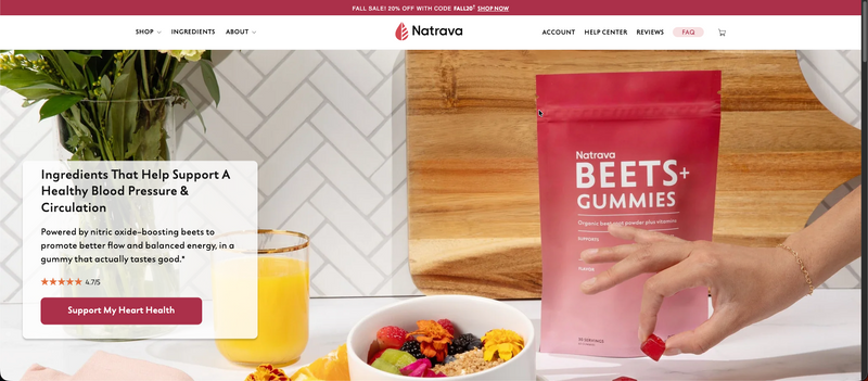 Natrava - CRO & Funnel Growth Case Study