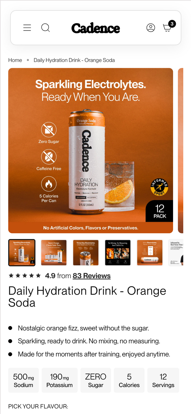 Product Pages example