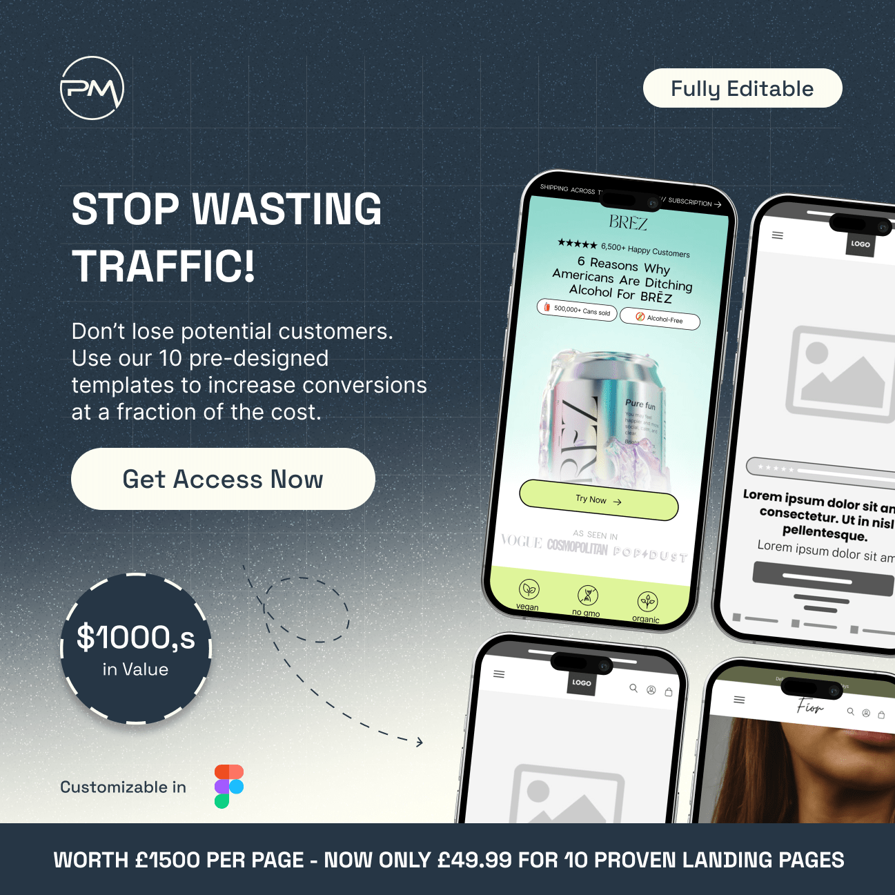 Landers Volume 1 - 10 High-Converting Landing Page Templates