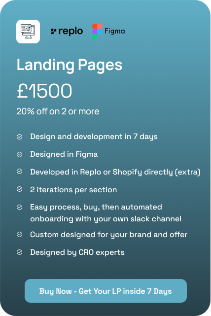 Landing Page - Custom Design & Development
