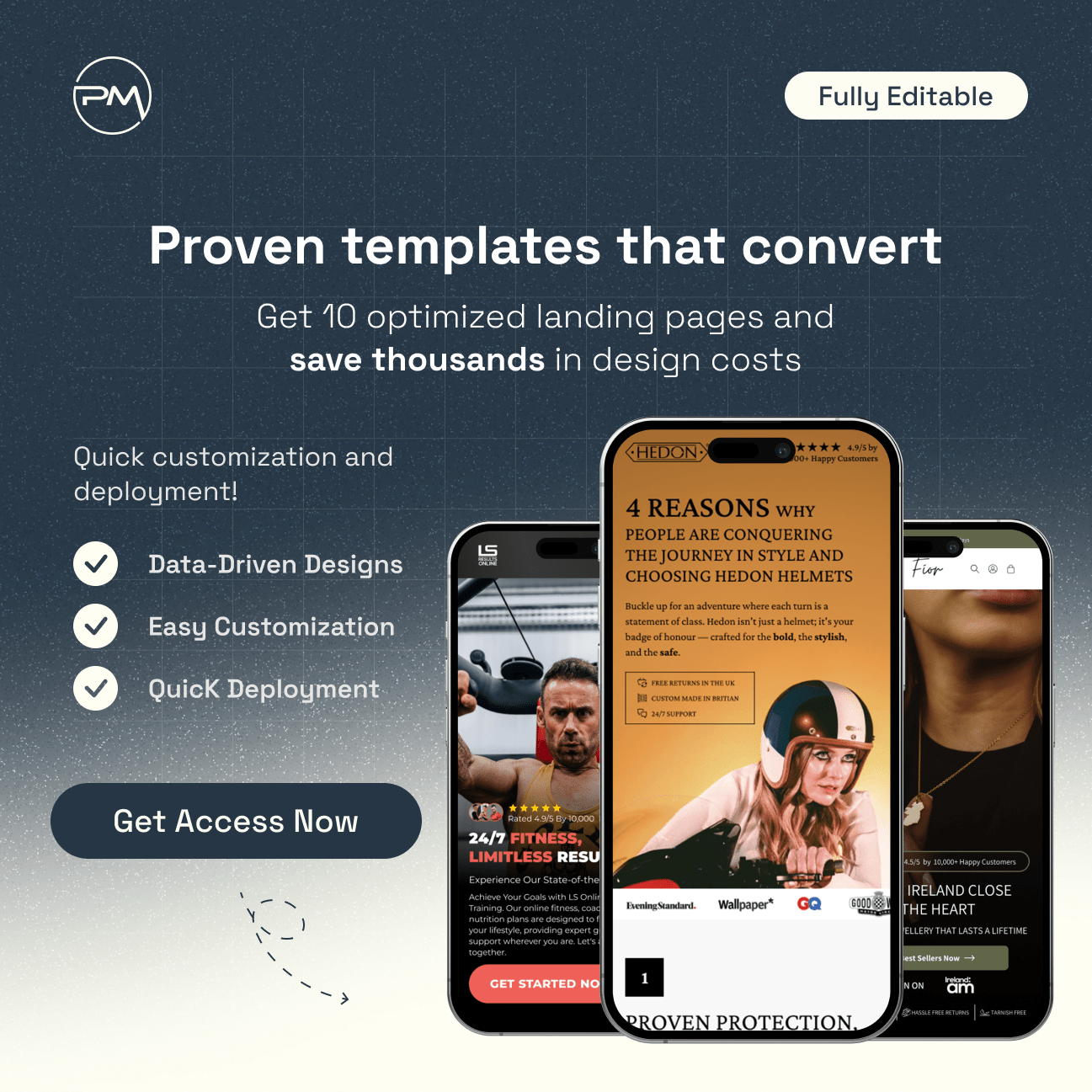 Landers Volume 1 - 10 High-Converting Landing Page Templates