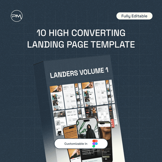 Landers Volume 1 - 10 High-Converting Landing Page Templates