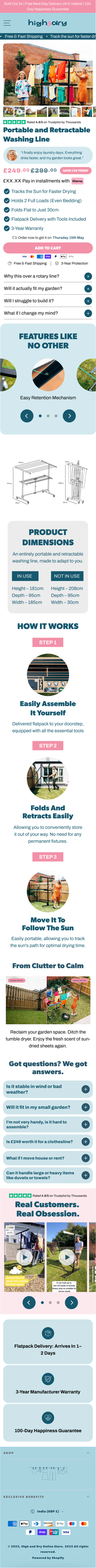 Product Pages example